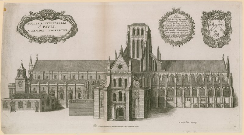 St Paul Katedrali, Londra by Wenceslaus Hollar