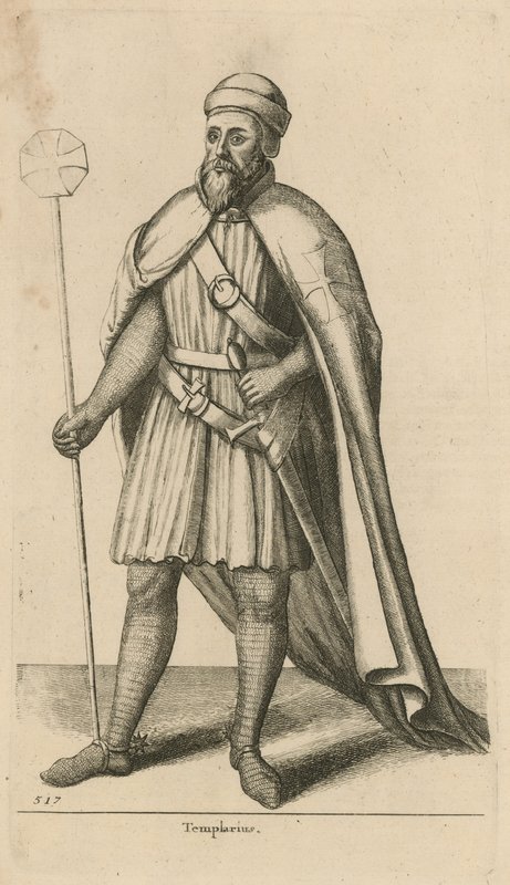 Tapınakçı by Wenceslaus Hollar