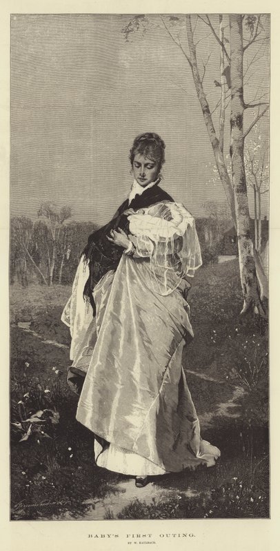 Bebeğin İlk Gezisi by Wilhelm von Kaulbach