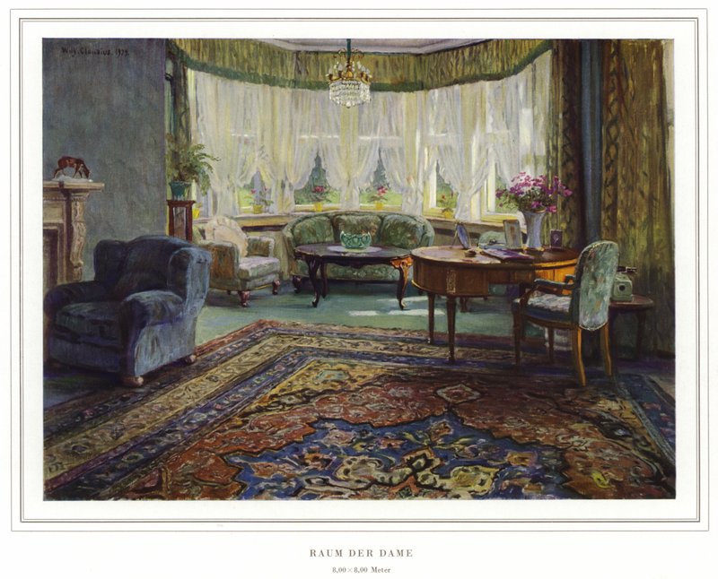 Halbmond-Teppichfabrik Von Koch Und Te Kock (renkli lito) halı üreticilerinin işi by Wilhelm Ludwig Heinrich Claudius