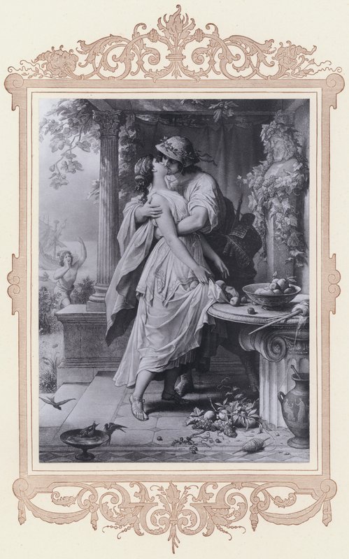 Dora, Alexis ve Dora (taş) by Wilhelm von (after) Kaulbach