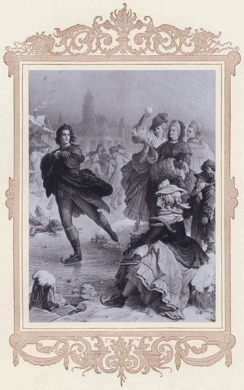Goethe Frankfurt'ta (taş) by Wilhelm von (after) Kaulbach
