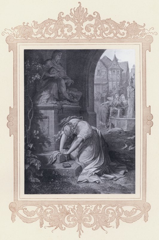 Gretchen, Mater Dolorosa (taş) by Wilhelm von (after) Kaulbach