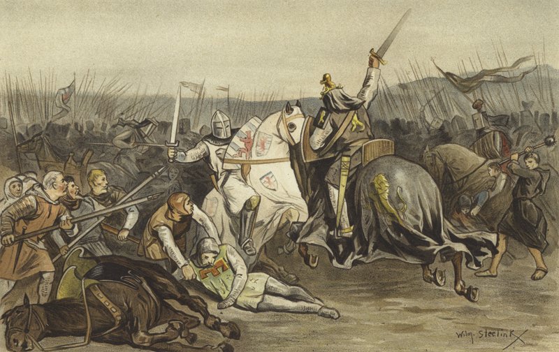 Worringen Savaşı, 5 Haziran 1288 by Willem II Steelink