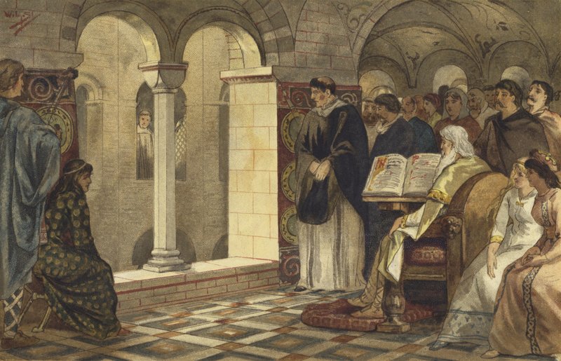 Valkhof, Nijmegen şapelinde Charlemagne by Willem II Steelink