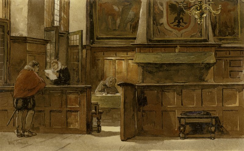 Belediye binasının konsey odası, Naarden, 1603 by Willem II Steelink