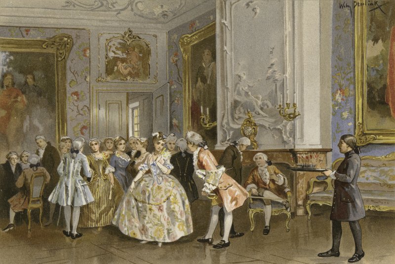 Hollandalı salon, 18. yüzyılın ortalarında by Willem II Steelink