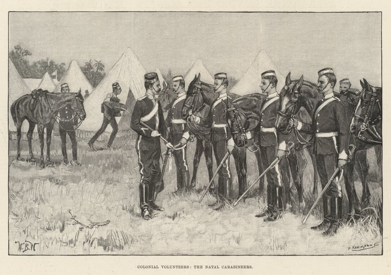 Koloni Gönüllüleri, Natal Karabinalar by William Barnes Wollen