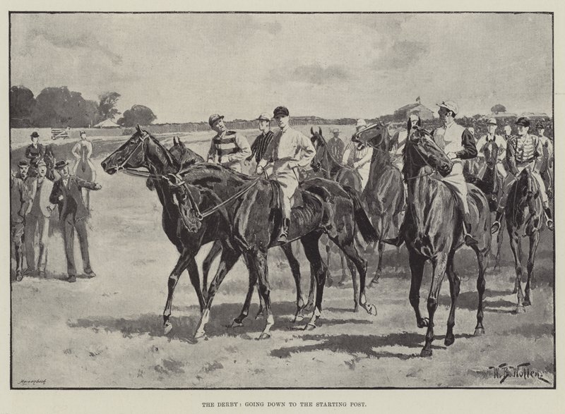 Derbi, Başlangıç Noktasına iniyor by William Barnes Wollen