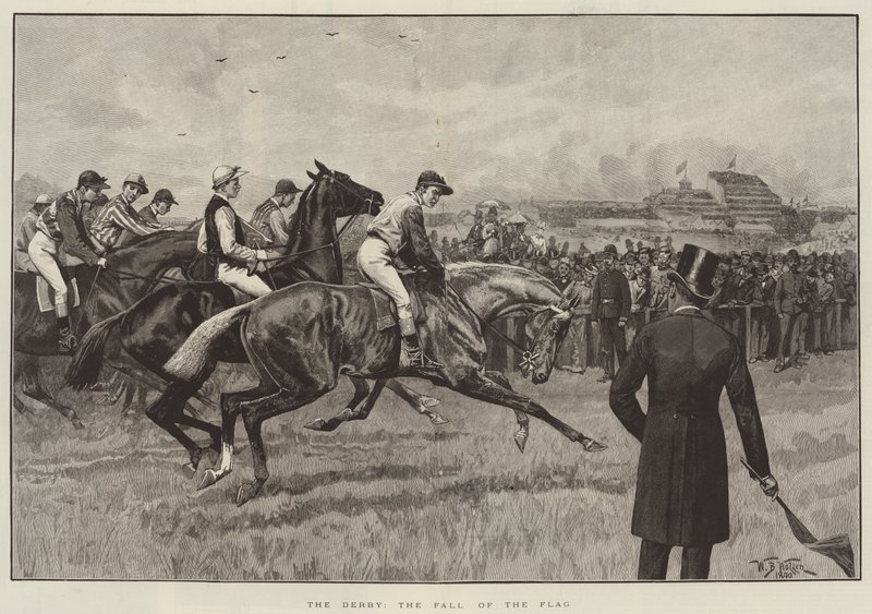 Derbi, Bayrağın Düşüşü by William Barnes Wollen