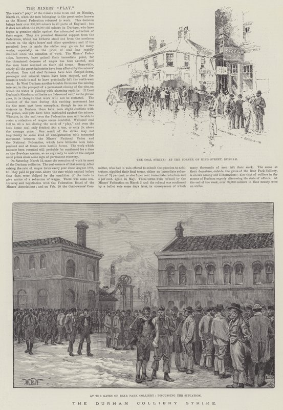 Durham Colliery Grev by William Barnes Wollen