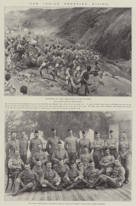 ಇಂಡಿಯನ್ ಫ್ರಾಂಟಿಯರ್ ರೈಸಿಂಗ್ ಟರ್ಕ್ by William Barnes Wollen