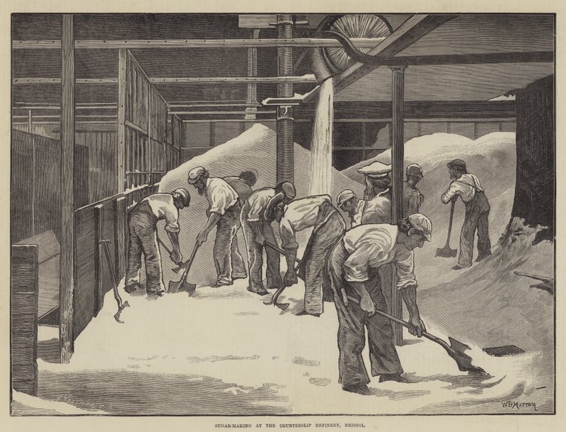 Bristol Counterslip Rafinerisinde Şeker Üretimi by William Bazett Murray