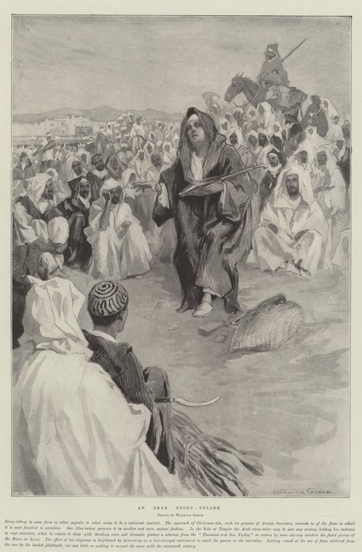 Bir Arap Hikâye Anlatıcısı by William Beattie
