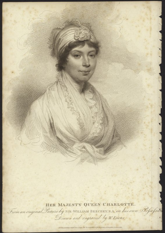 Kraliçe Charlotte portresi by William Beechey