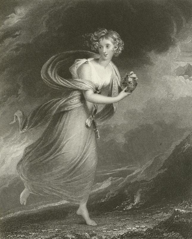 Plüton Alemlerinden dönen Psyche by William Beechey