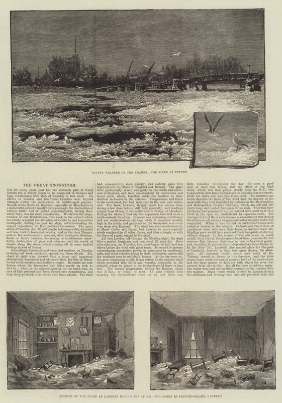 Büyük Kar Fırtınası by William Biscombe Gardner