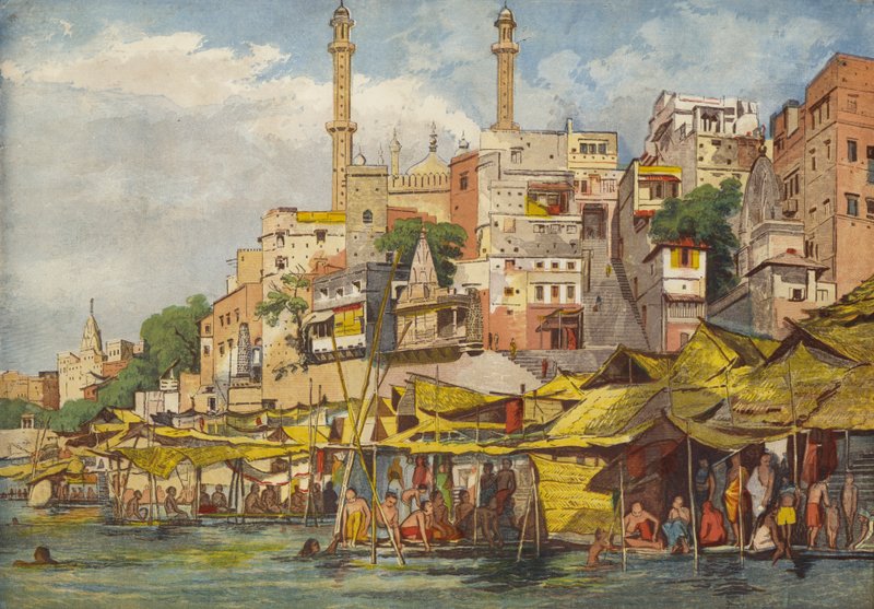 Benares, Hindistan by William Carpenter