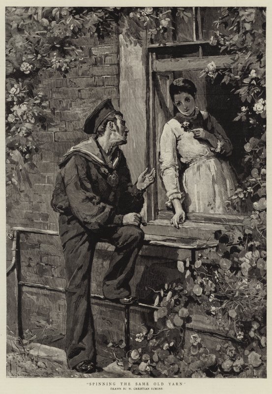 ಅದೇ ಓಲ್ಡ್ ನೂಲು ಟರ್ಕ್ ಅನ್ನು ತಿರುಗಿಸುವುದು by William Christian Symons
