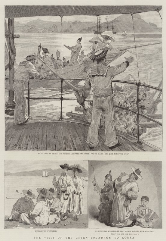 Çin Filosunun Corea Ziyareti by William Christian Symons
