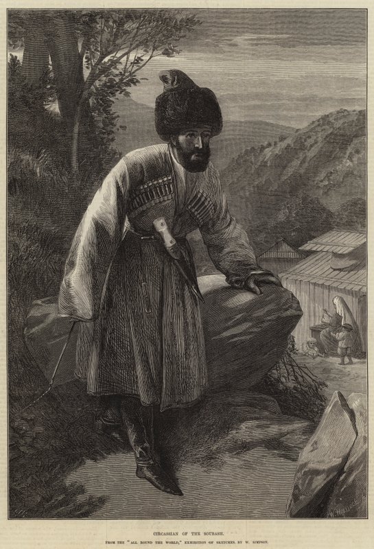 Soubash Çerkes by William Crimea Simpson