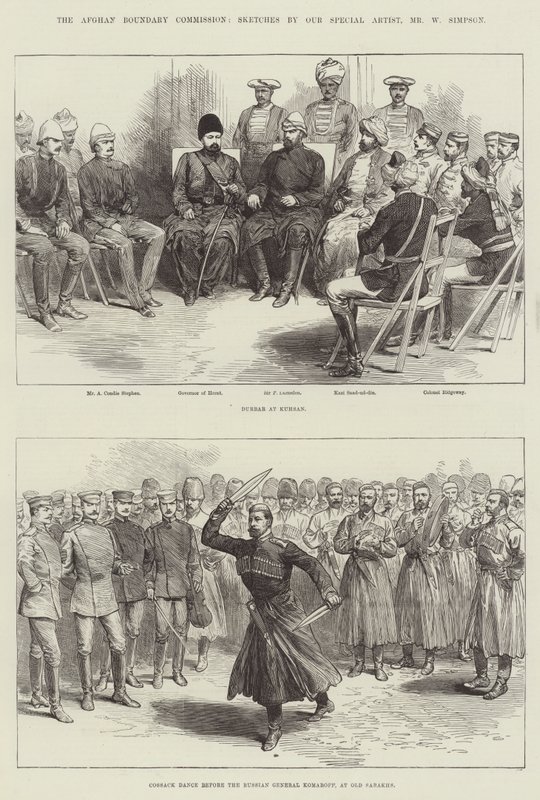 Afgan Sınır Komisyonu by William Crimea Simpson