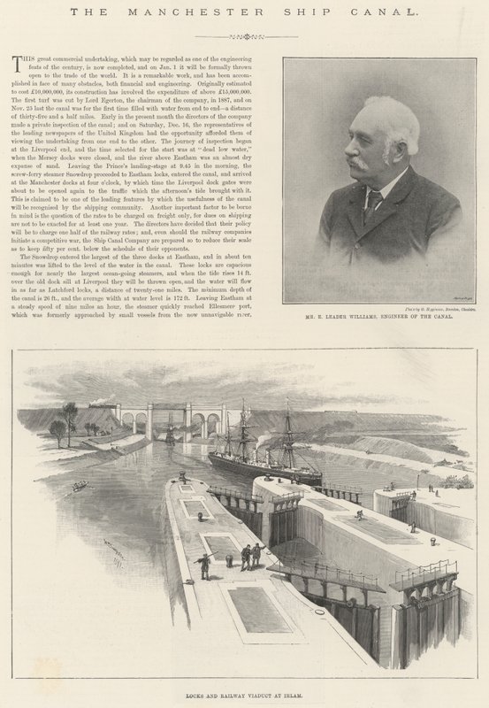 Manchester Gemi Kanalı by William Crimea Simpson