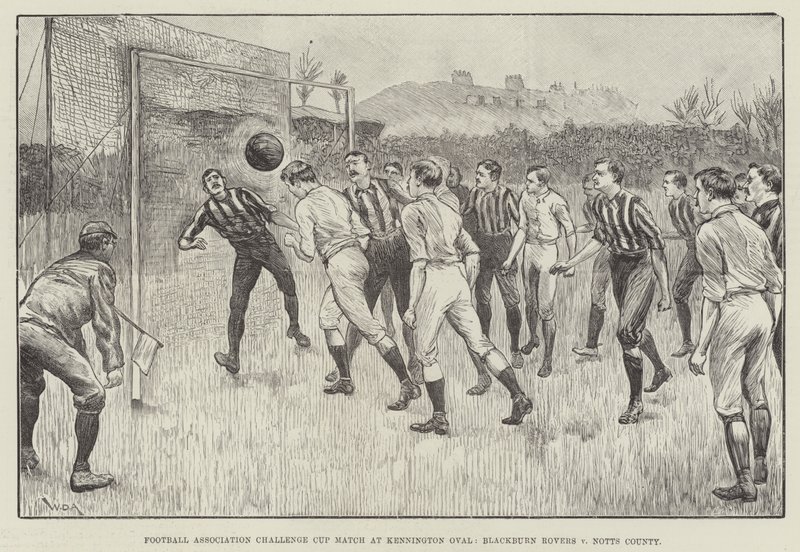 Kennington Oval, Blackburn Rovers v Notts County