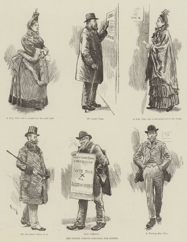 Londra İl Meclisi Seçimleri by William Douglas Almond