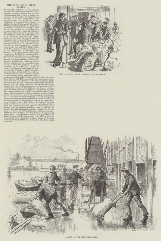 Rıhtım İşçileri Grevi by William Douglas Almond