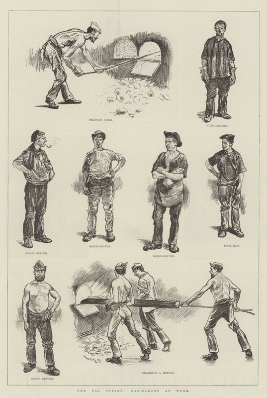 Gaz Grevi, Gaz Üreticileri İş Başında by William Douglas Almond