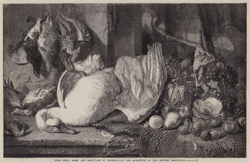 Ölü Kuğu, Oyun ve Meyve by William Duffield