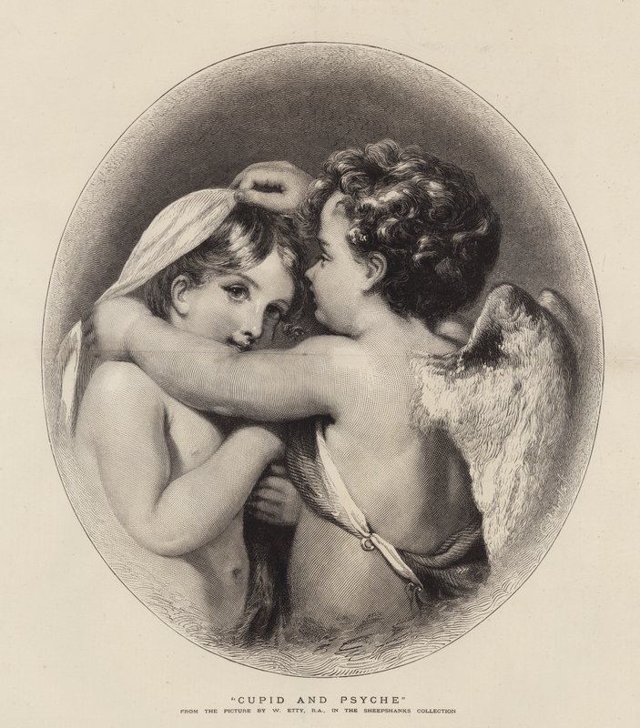 Aşk Tanrısı ve Ruh by William Etty
