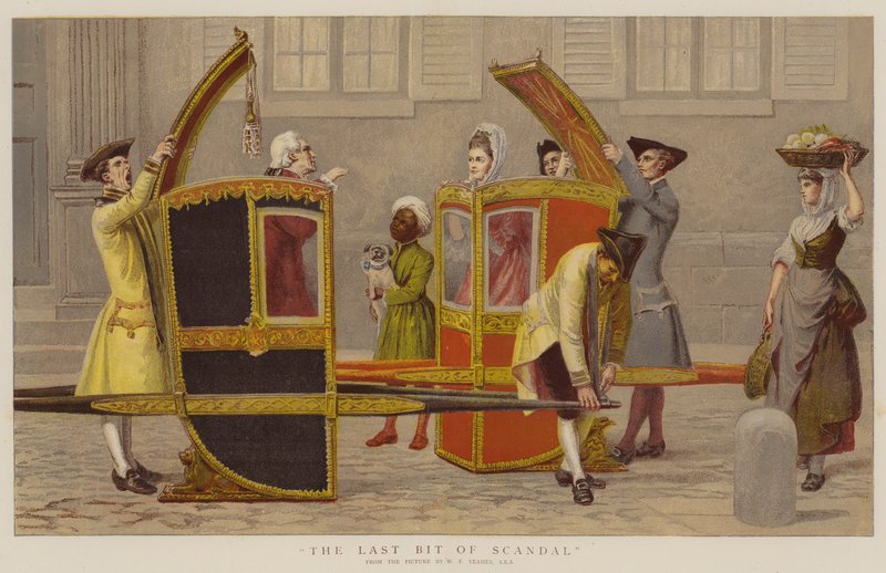 Skandalın Son Parçası (chromolitho) by William Frederick Yeames