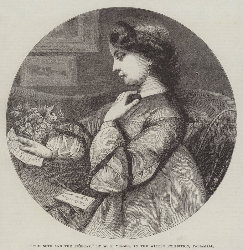 Not ve Nosegay by William Frederick Yeames