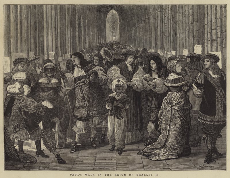 II. Charles'ın Hükümdarlığında Paul Yürüyüşü by William III Bromley