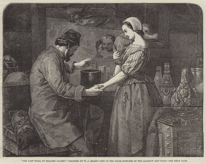 Madam Palissy gravürünün Son Yargılaması by William James Grant
