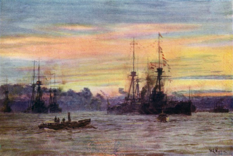 Korkusuzlar demirliyor, 1912 by William Lionel Wyllie