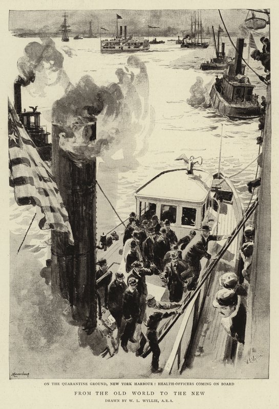 Eski Dünyadan Yeni Dünyaya by William Lionel Wyllie