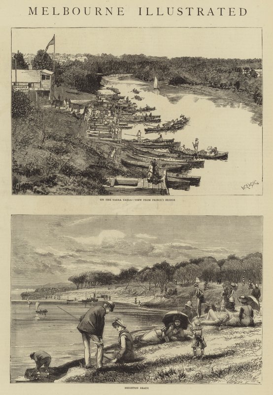 resimli melbourne by William Lionel Wyllie
