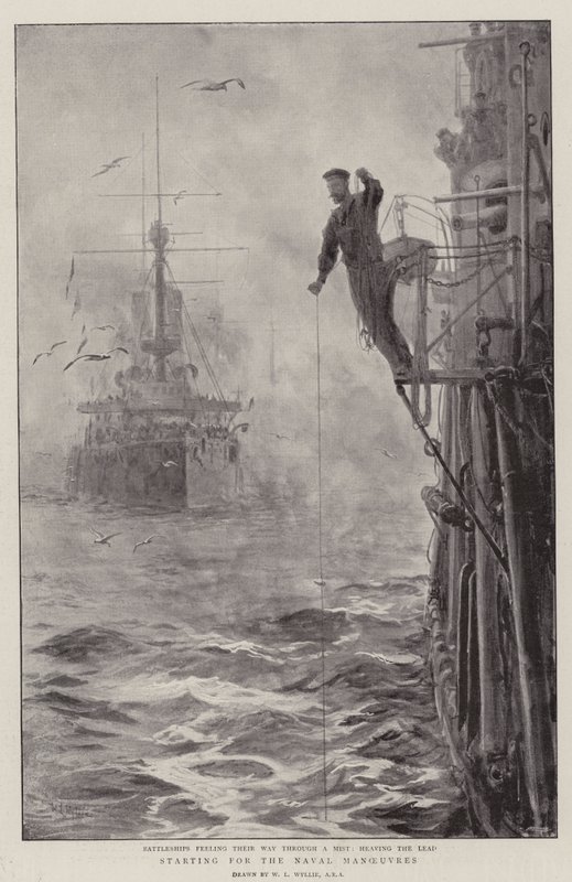 Deniz Manevraları için Başlangıç by William Lionel Wyllie