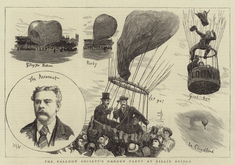 Balon Derneği'nin Lillie Bridge'deki Bahçe Partisi by William Lionel Wyllie