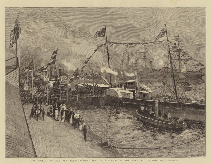 Connaught Dükü ve Düşesi tarafından Woolwich
