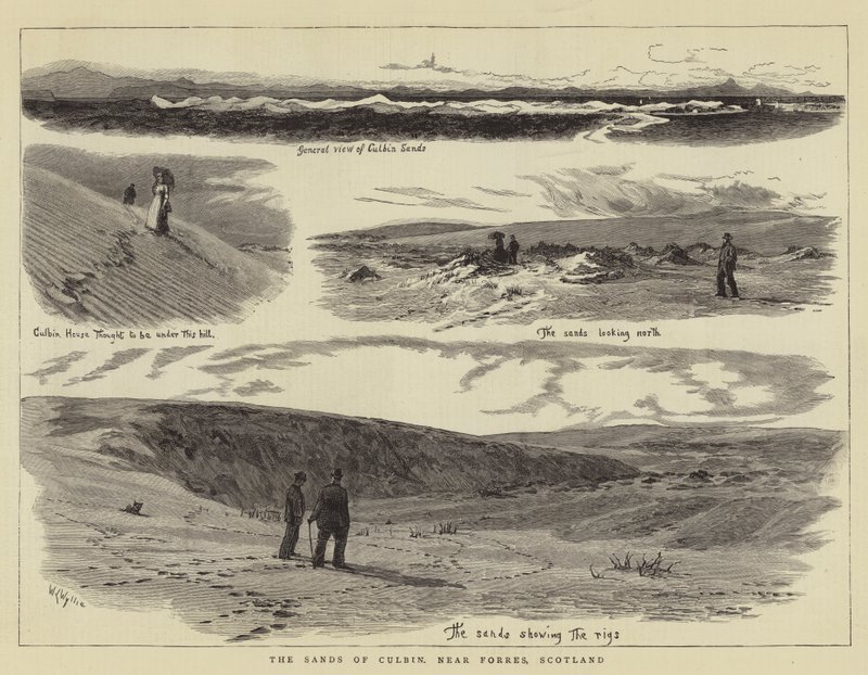 Culbin Kumları, Forres, İskoçya yakınlarında by William Lionel Wyllie
