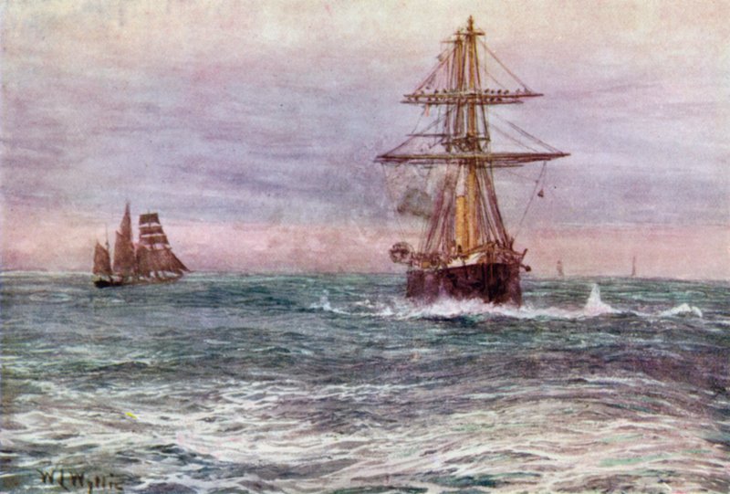 Eski "Yenilmez", 1872 by William Lionel Wyllie