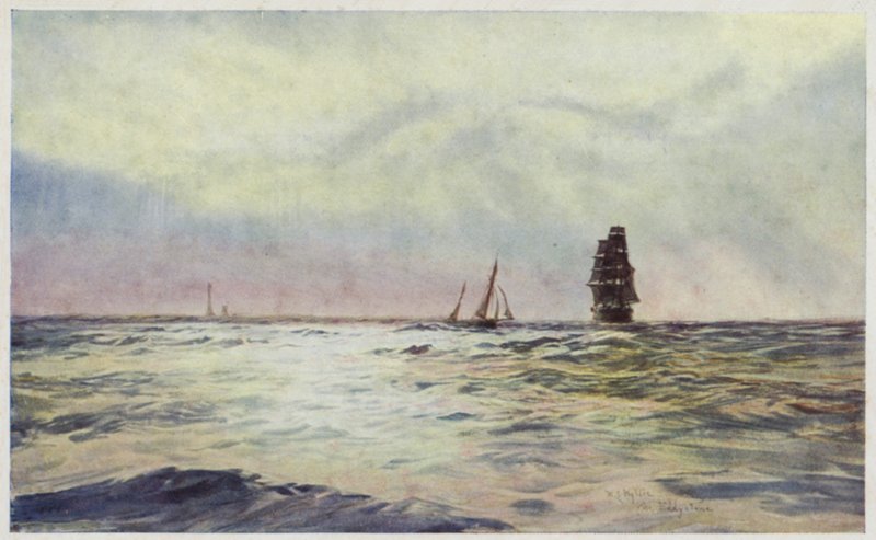 The Eddystone Lighthouse  by William Lionel Wyllie