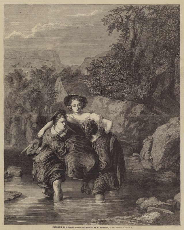 Çayı geçmek by William Mulready