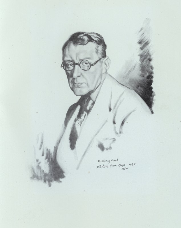 Sidney Dark, İngiliz yazar, 1925 by William Orpen