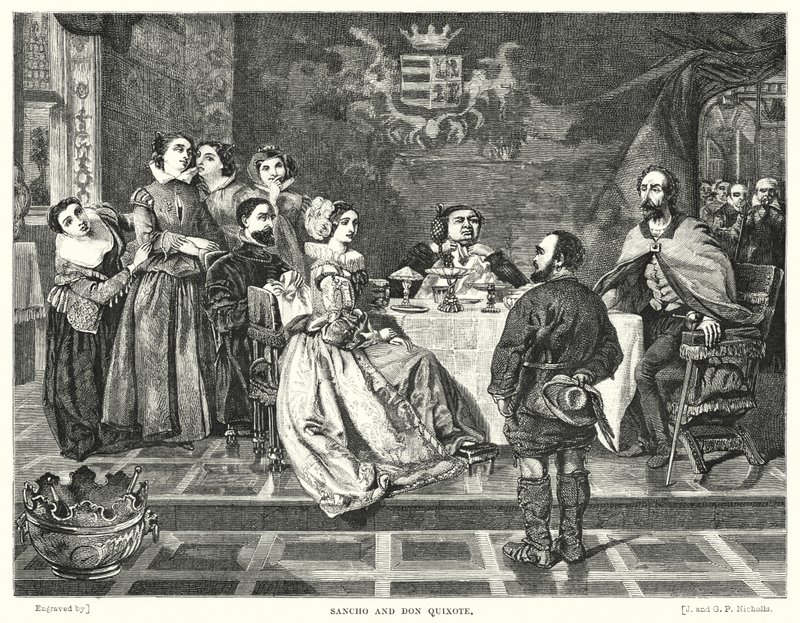 Sancho ve Don Kişot by William Powell after Frith
