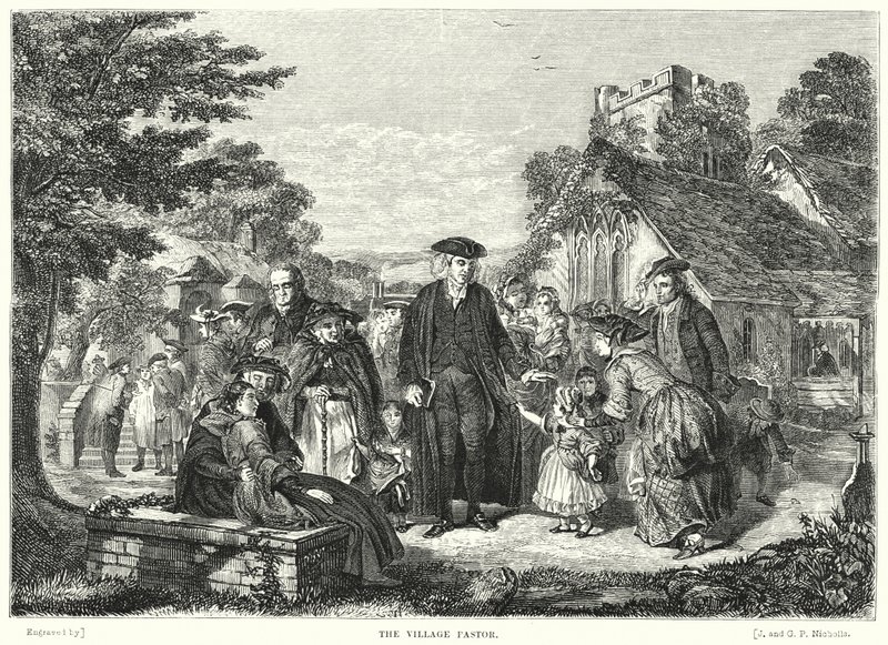 Köy Papazı by William Powell after Frith